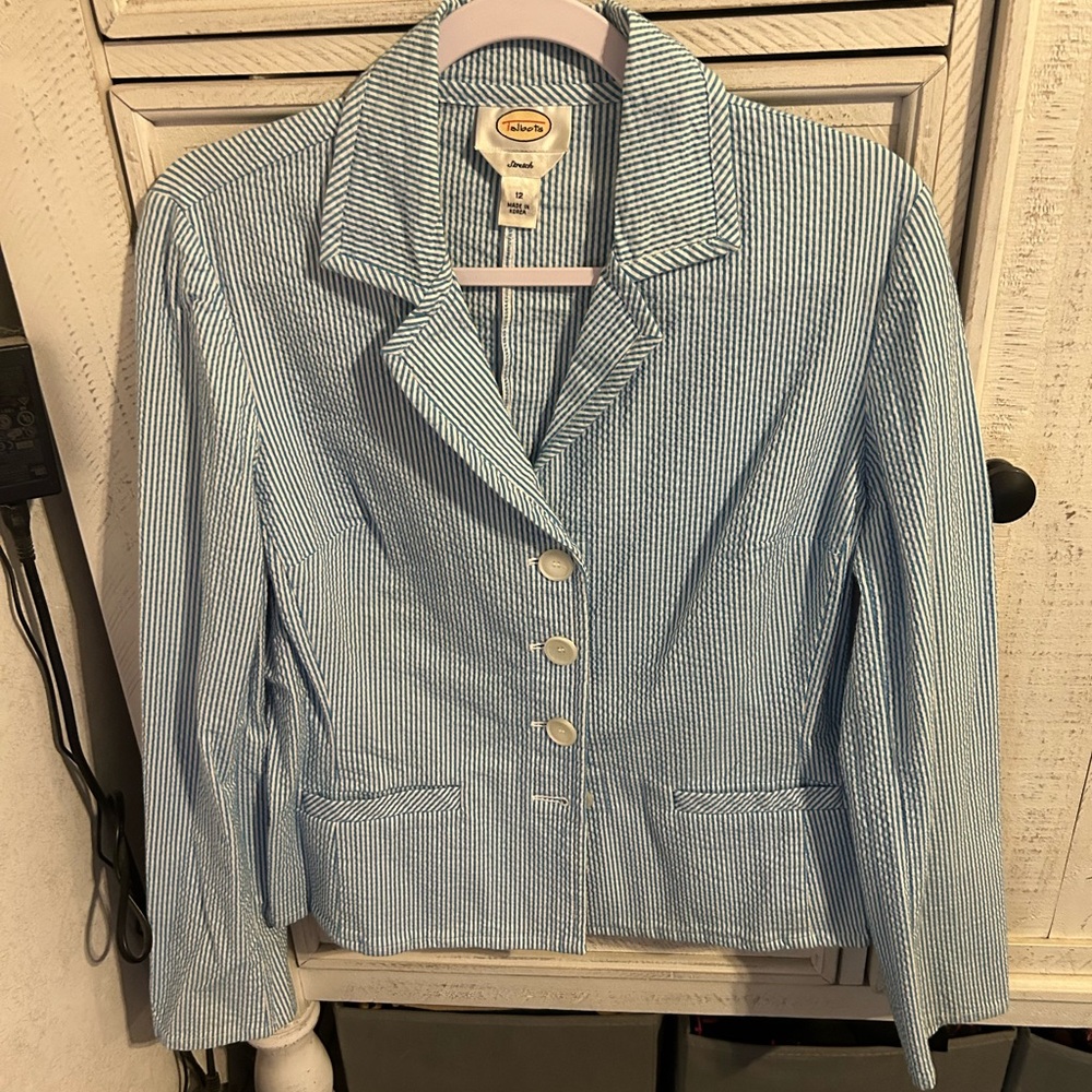 Talbots striped jacket - Picture 4 of 5